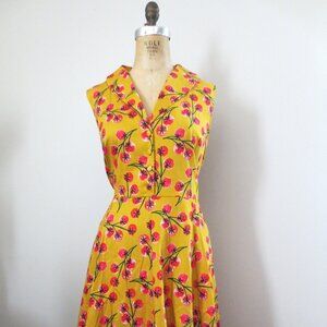 Miss Lulo Tomato Print Dress